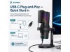 JOYPEER MC35 USB Condenser Microphone 12 RGB Lighting ENC noise reduction JOYPEER MC35 USB Condenser Microphone 12 RGB Lighting ENC noise reduction